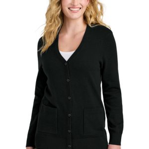 (TR) Port Authority® Women’s Easy Care Button-Up Cardigan Sweater - LSW4150