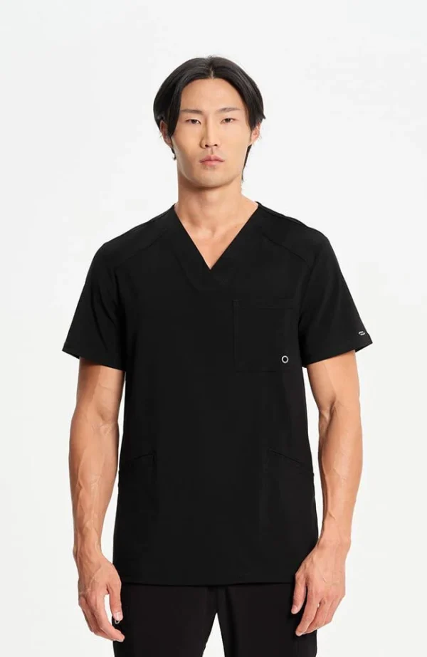 (PH) Men's V-Neck Solid Scrub Top - CK900