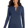 (PH) Port Authority® Women's Concept Stretch Button-Front Cardigan - LM1008 - Image 4