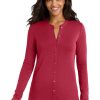 (PH) Port Authority® Women's Concept Stretch Button-Front Cardigan - LM1008 - Image 2