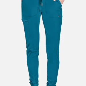 (CWINHS) Women's Mid Rise Tapered Leg Drawstring Pant - CK095-CB