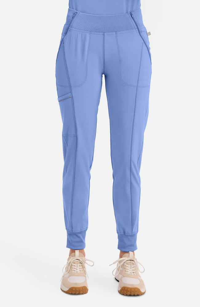 (PH-BO) Women's Elastic Waistband Jogger Scrub Pant - CK110A - Image 5