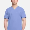(PH) Men's 3-Pocket Relaxed V-Neck Scrub Top - CK729 - Image 7