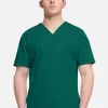 (PH) Men's 3-Pocket Relaxed V-Neck Scrub Top - CK729 - Image 6