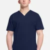 (PH) Men's 3-Pocket Relaxed V-Neck Scrub Top - CK729 - Image 5