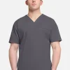 (PH) Men's 3-Pocket Relaxed V-Neck Scrub Top - CK729 - Image 4