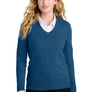(PH) Port Authority® Women’s Easy Care V-Neck Sweater - LSW2850