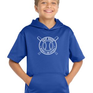 (EBSS) Sport-Tek® Youth Sport-Wick® Fleece Short Sleeve Hooded Pullover - YST251