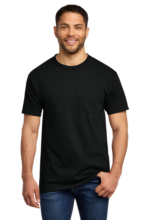 (TA) Port & Co™ Essential Pocket Tee - PC61P - Image 2