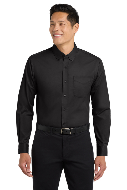 (TA) Port Authority® Long Sleeve Easy Care Shirt - S608 - Image 2