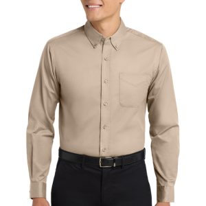 (TA) Port Authority® Long Sleeve Easy Care Shirt - S608