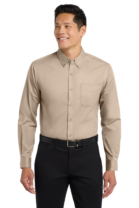 (TA) Port Authority® Long Sleeve Easy Care Shirt - S608