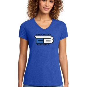 (EBSS) Port & Co® Women's Fan Favorite® Blend V-Neck Tee - LPC455V