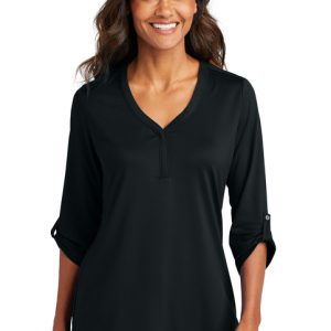 (TA) Port Authority® Women's City Stretch 3/4-Sleeve Tunic - LK6840