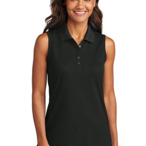 (TA) Port Authority® Women's Dry Zone® UV Micro-Mesh Sleeveless Polo - LK110SV